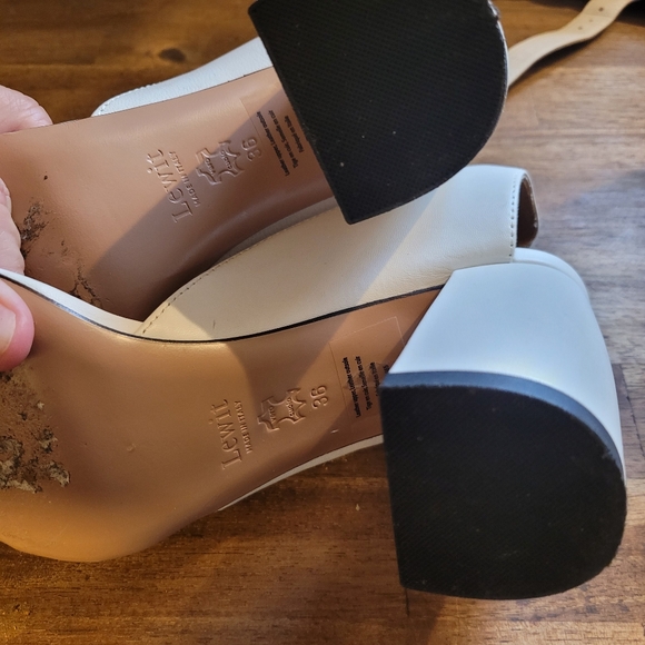Lewit white heels made in Italy Size 36 / 5.5 - Picture 6 of 6